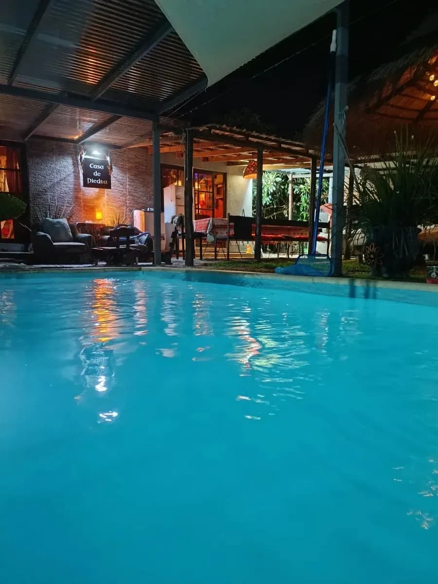 Piscina de Noche